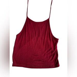 Brandy Melville Halter Top Burgundy/Red